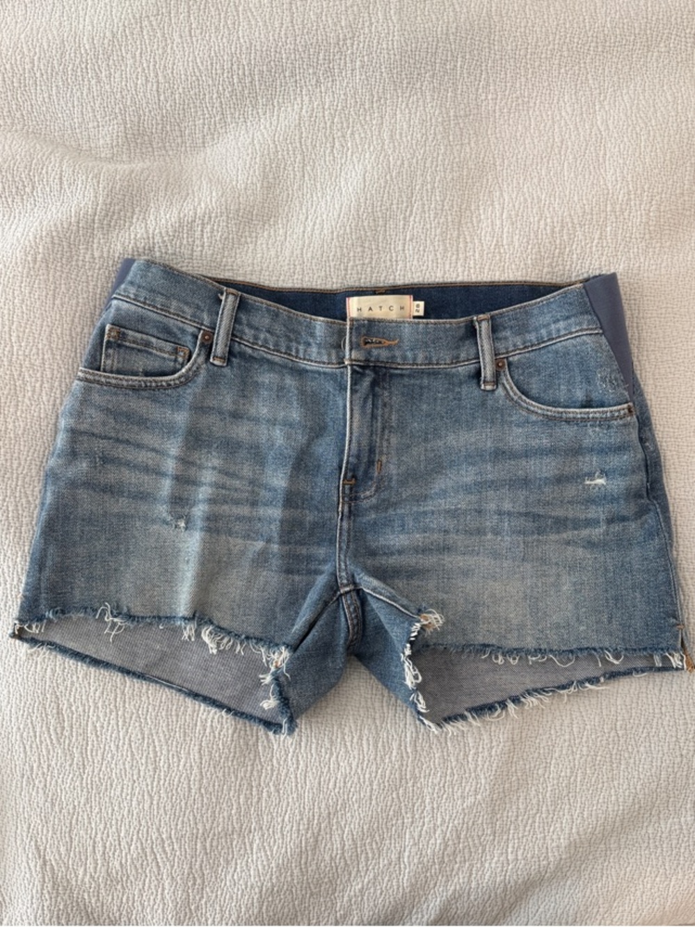 Hatch Maternity Jean Shorts